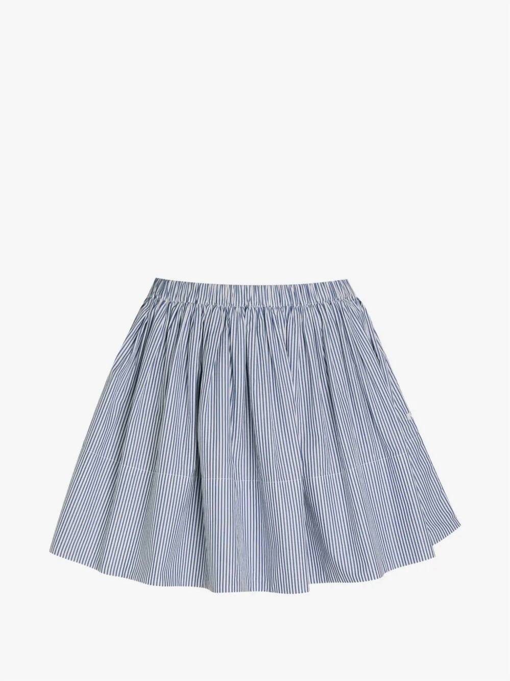 NEW SUZIE KONDI women's fousta skirt in navy stripe